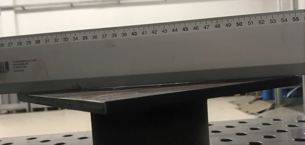 Exakt gerichtete Grundplatte – plan und montagebereit