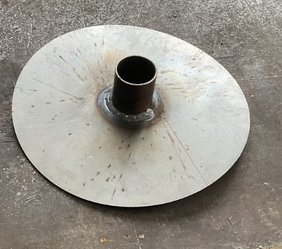 Bauteil mit starkem Schweißverzug – thermisches Richten mit Flamme oder Induktion erforderlich