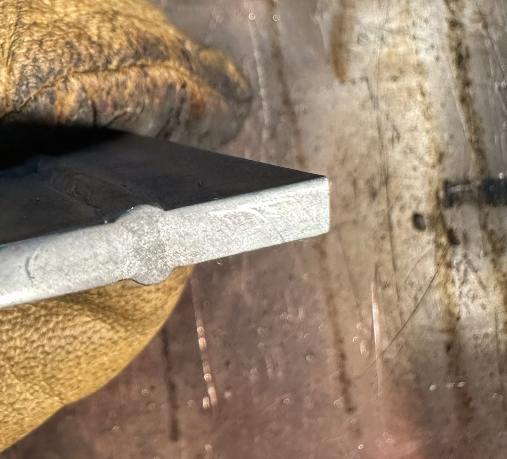 optimierte Schweißnaht beim Laserhandschweißen
